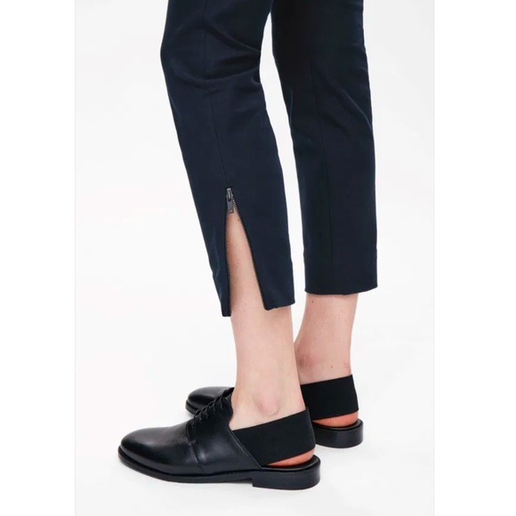 COS Ankle Zip Slim Fit Crop Trousers - Picture 3 of 12